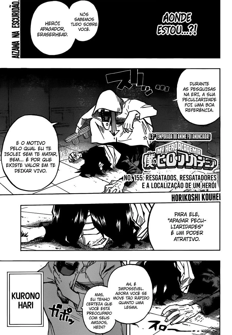 Boku no Hero Academia — Cap. 155, pág. 3