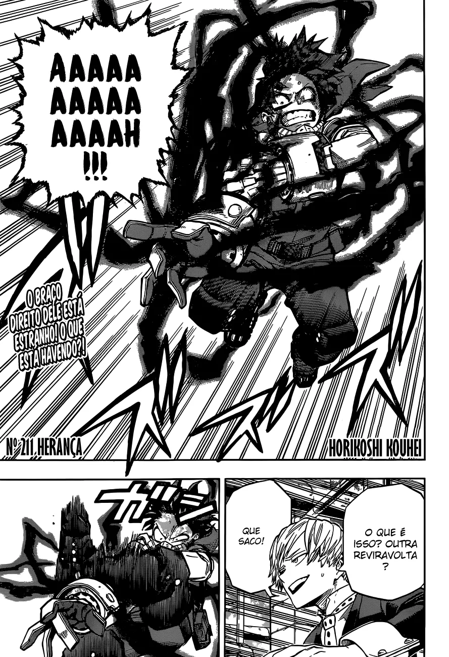 Boku no Hero Academia — Cap. 211, pág. 3