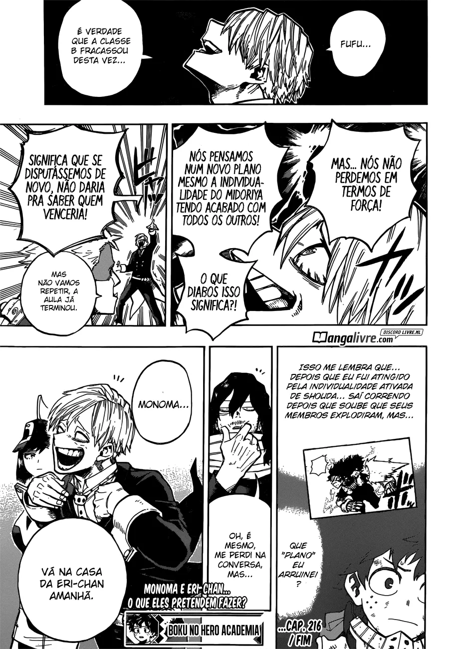 Boku no Hero Academia — Cap. 216, pág. 13