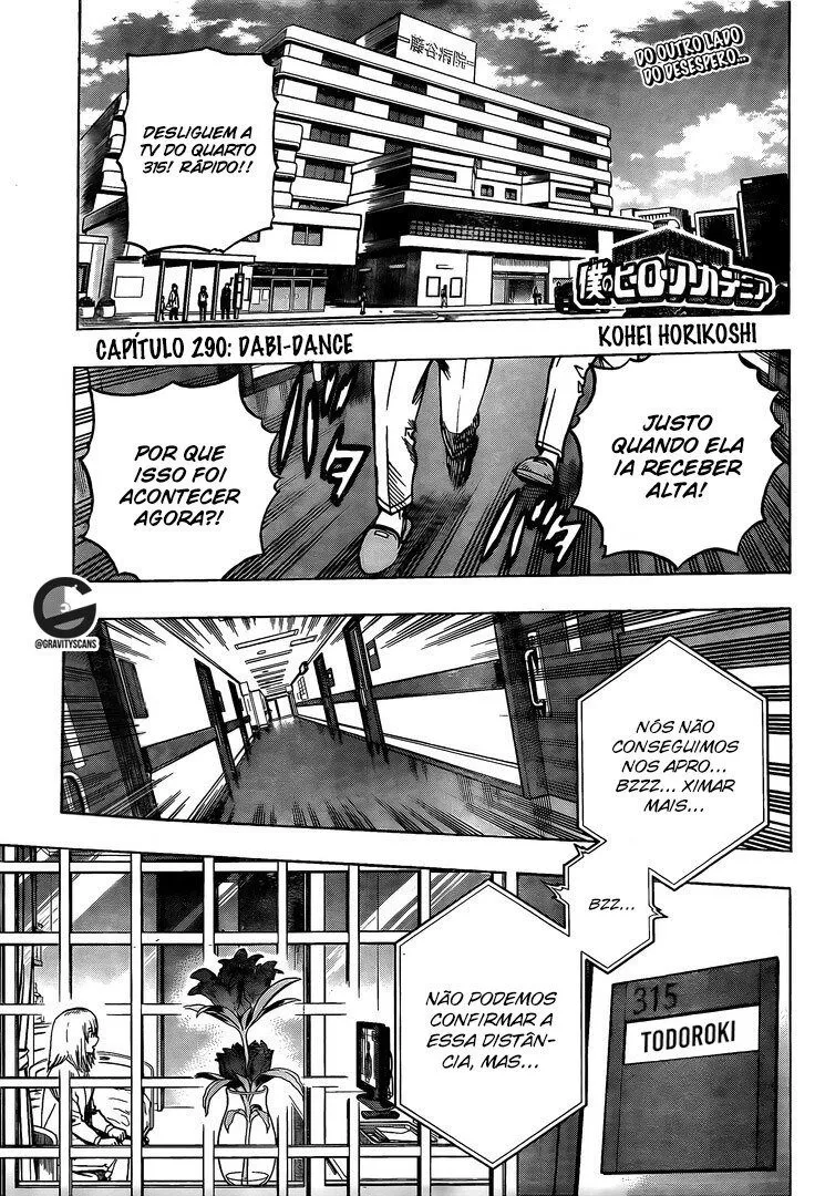 Boku no Hero Academia — Cap. 290, pág. 3