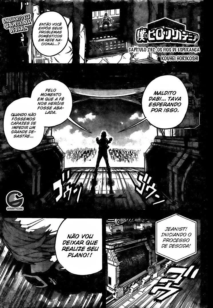 Boku no Hero Academia — Cap. 292, pág. 3
