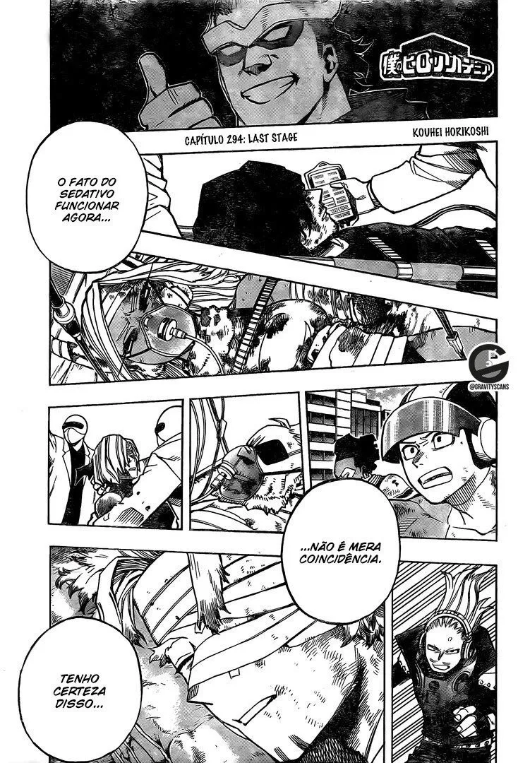 Boku no Hero Academia — Cap. 294, pág. 3