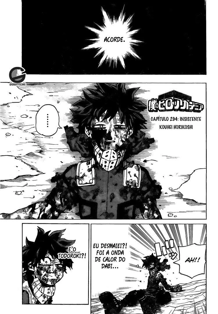 Boku no Hero Academia — Cap. 295, pág. 3