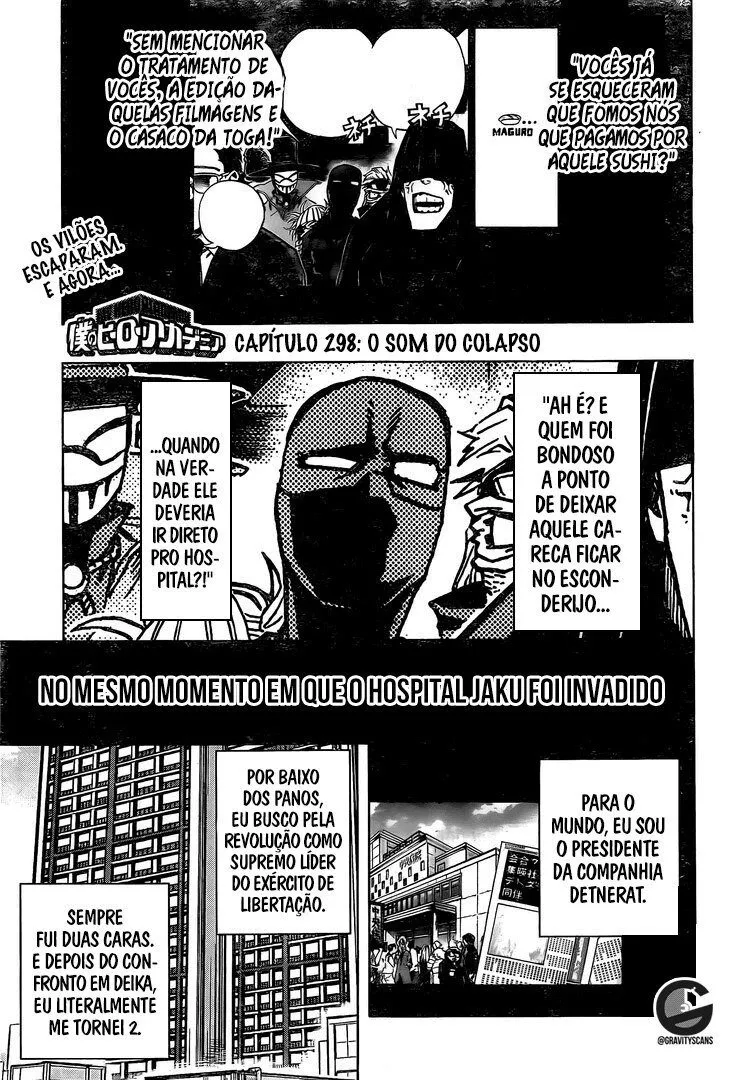 Boku no Hero Academia — Cap. 298, pág. 3