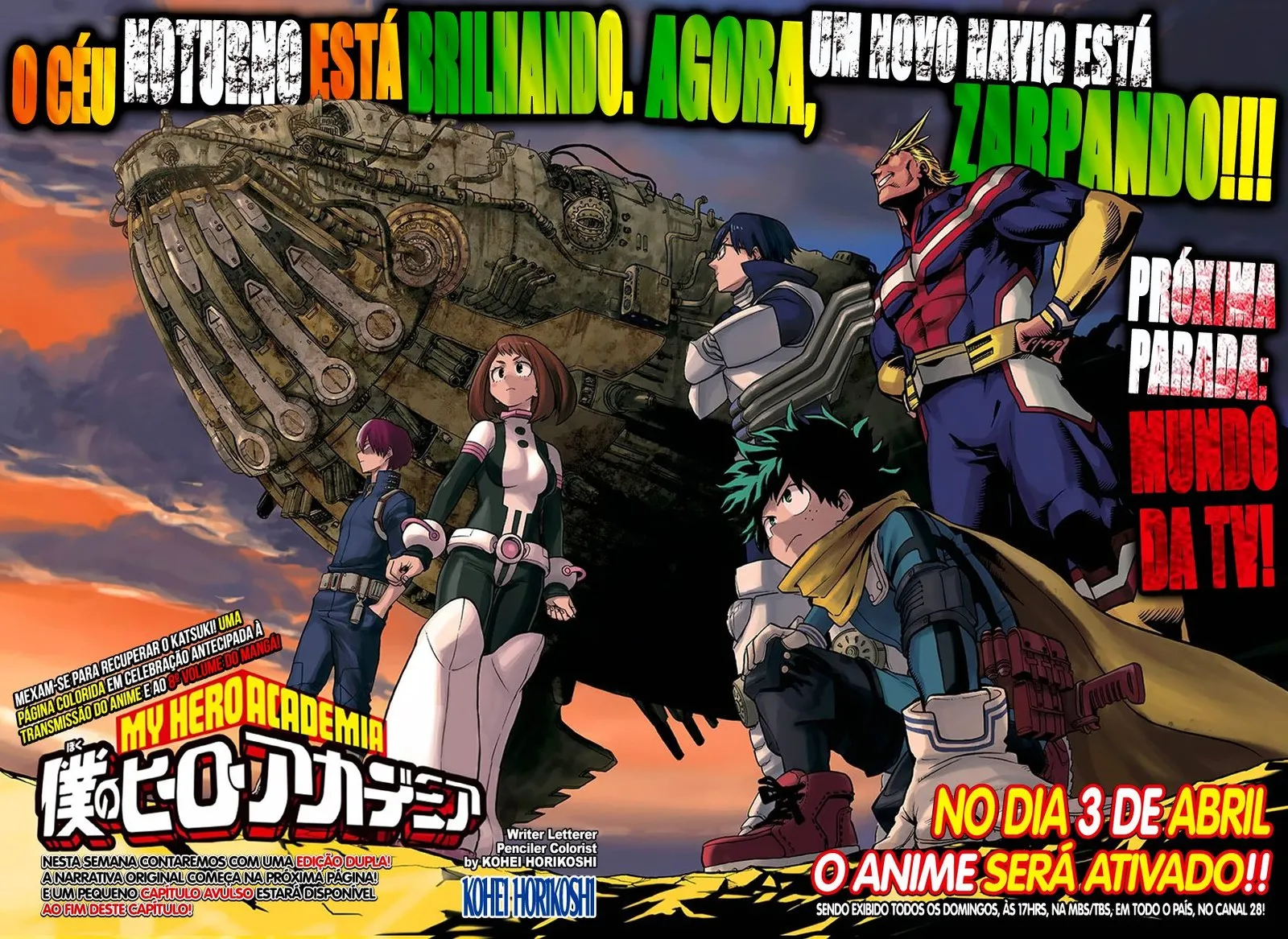 Boku no Hero Academia — Cap. 84, pág. 4