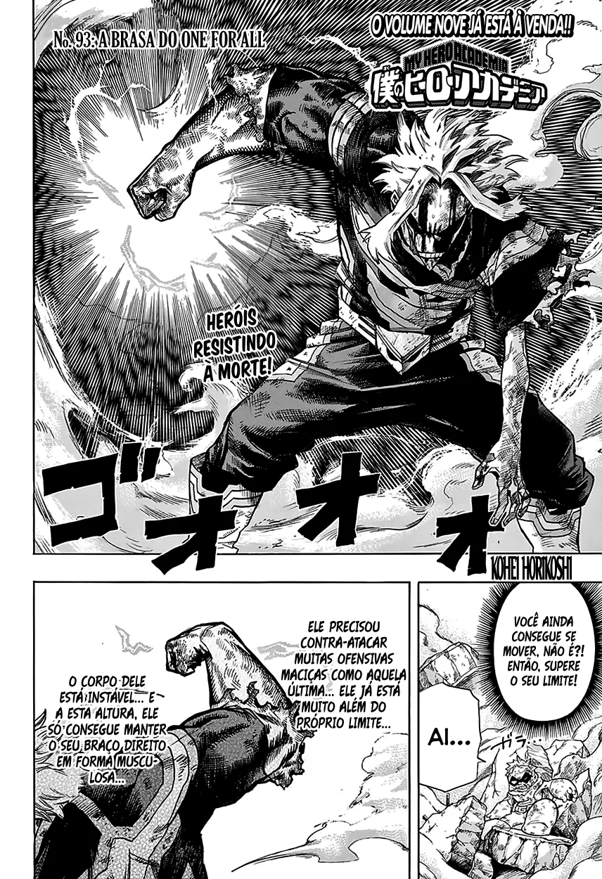 Boku no Hero Academia — Cap. 93, pág. 3