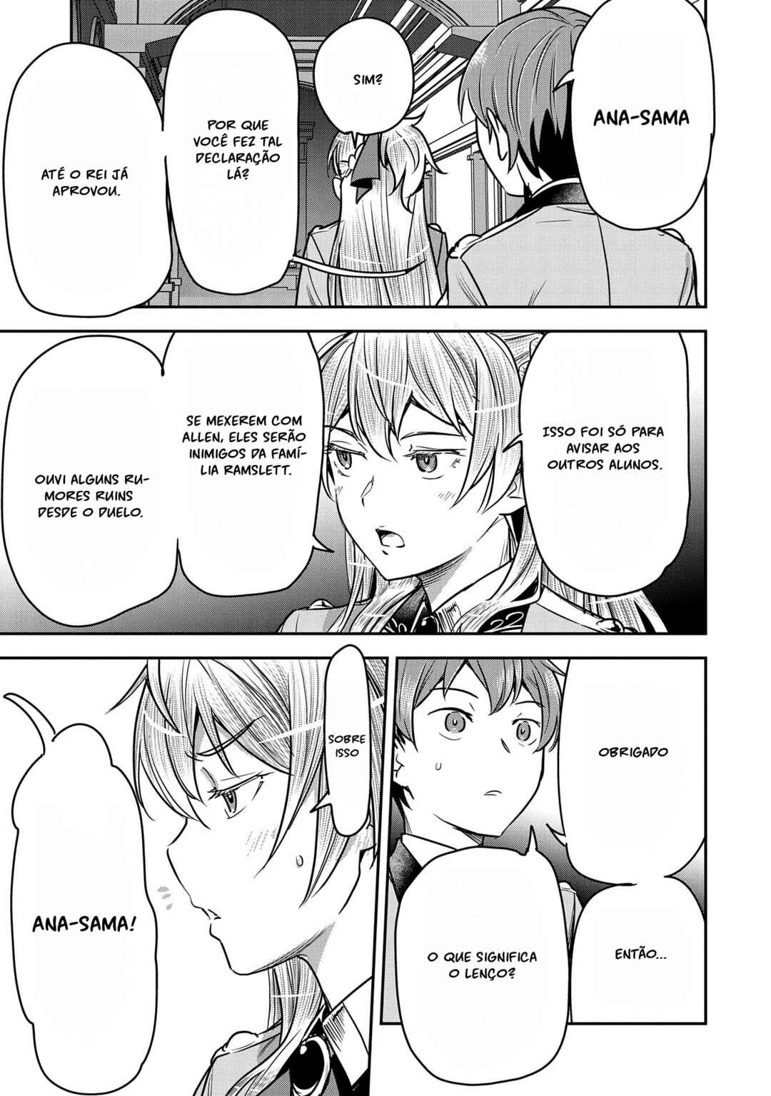 Chounin A wa Akuyaku Reijou o Doushitemo Sukuitai: Dobu to Sora to Koori no Himegimi — Cap. 26, pág. 23