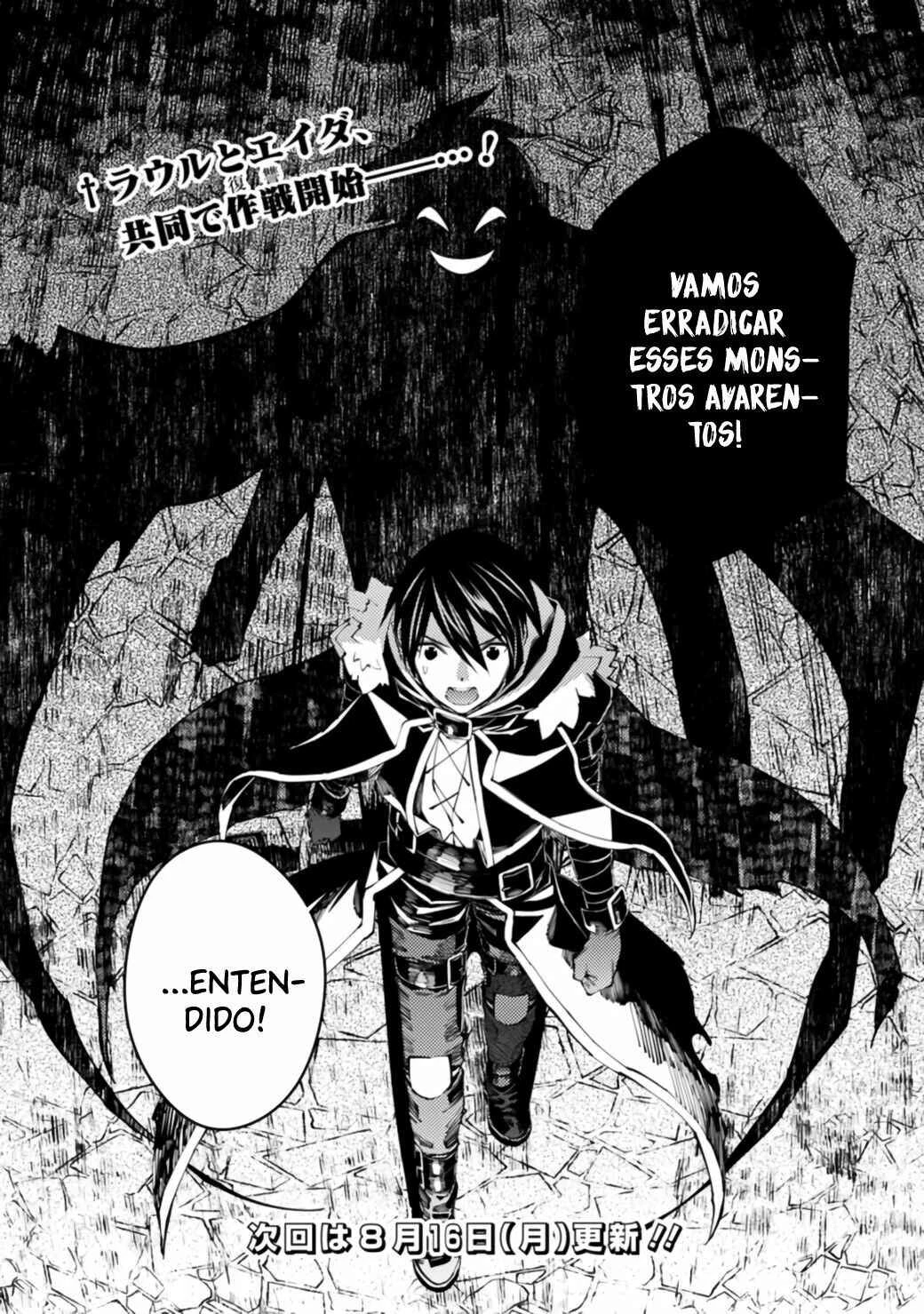 Fukushuu o Koinegau Saikyou Yuusha wa, Yami no Chikara de Senmetsu Musou Suru — Cap. 38, pág. 22