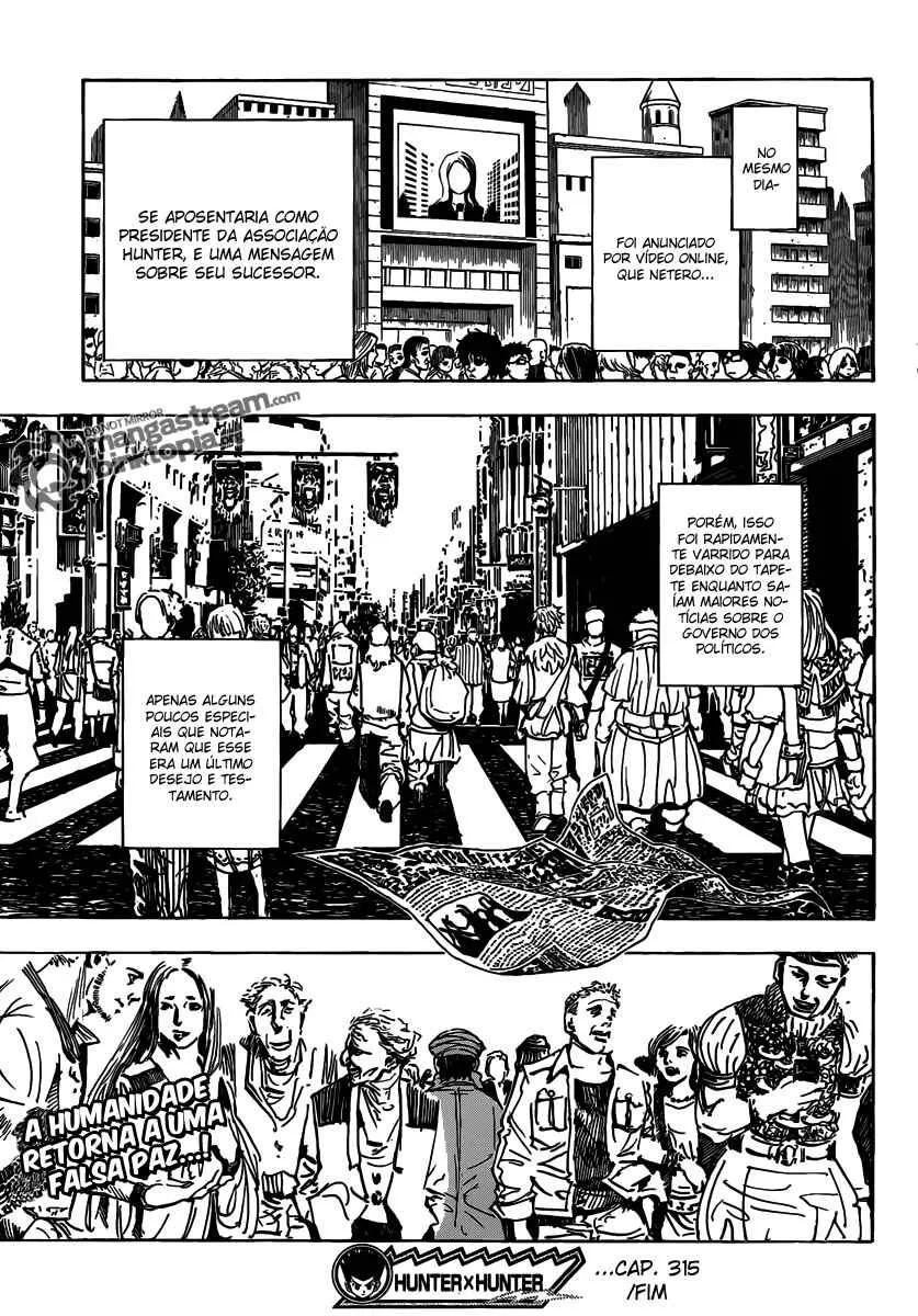 HUNTER x HUNTER — Cap. 315, pág. 18