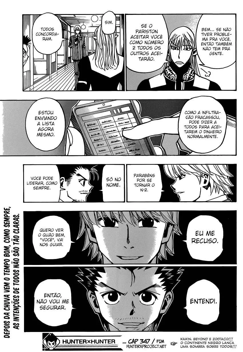 HUNTER x HUNTER — Cap. 347, pág. 20