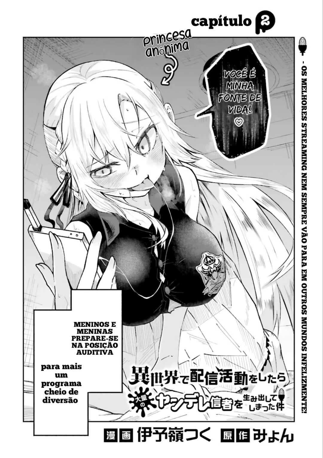 Isekai De Haishin Katsudou Wo Shitara Tairyou No Yandere Shinja Wo Umidashite Shimatta Ken — Cap. 2, pág. 3