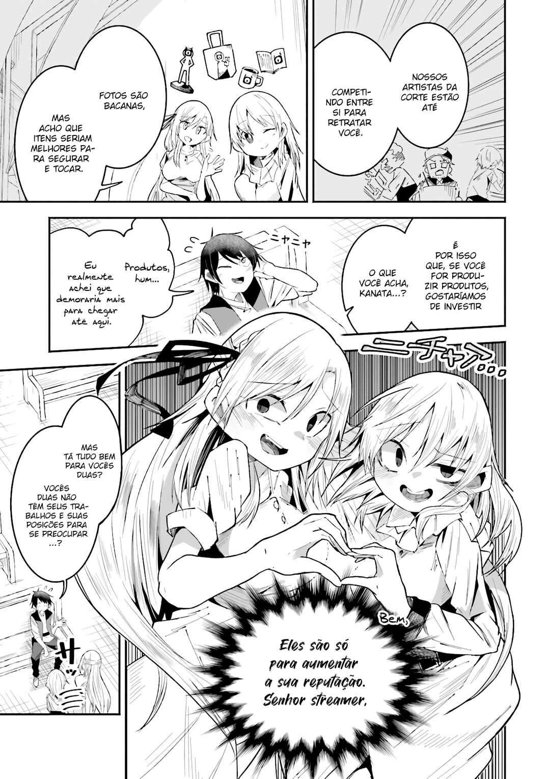 Isekai De Haishin Katsudou Wo Shitara Tairyou No Yandere Shinja Wo Umidashite Shimatta Ken — Cap. 21, pág. 4