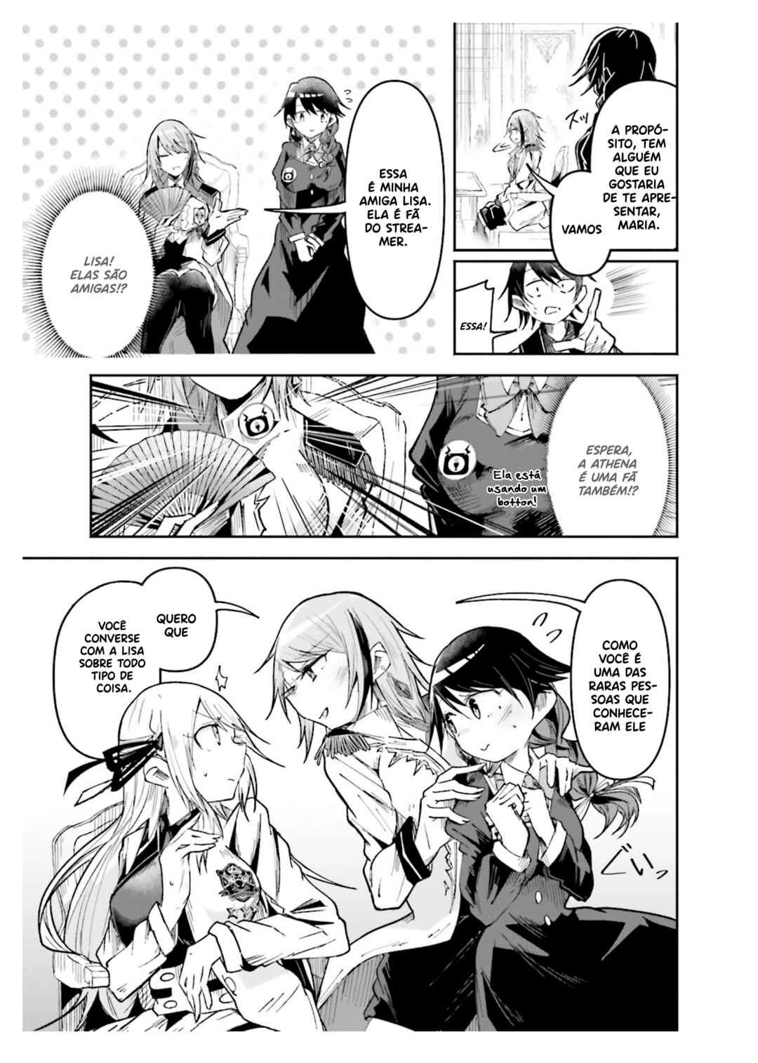 Isekai De Haishin Katsudou Wo Shitara Tairyou No Yandere Shinja Wo Umidashite Shimatta Ken — Cap. 32, pág. 12