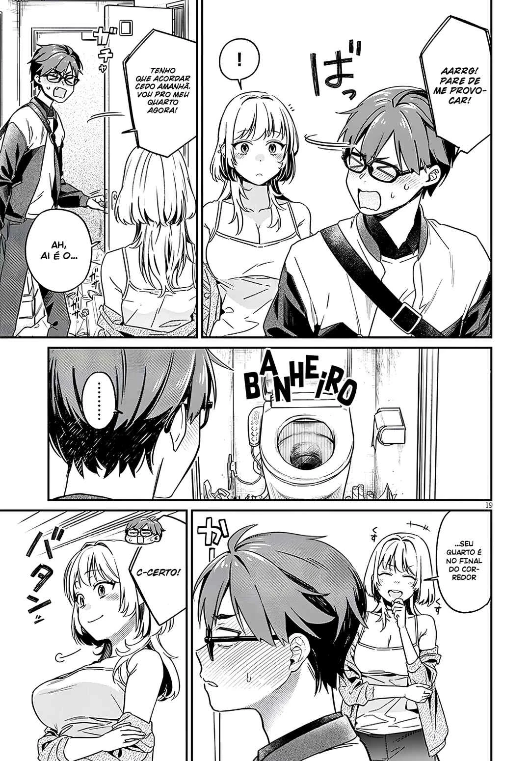 Kuse Tsuyo Kanojo wa Toko ni Izanau — Cap. 1, pág. 19