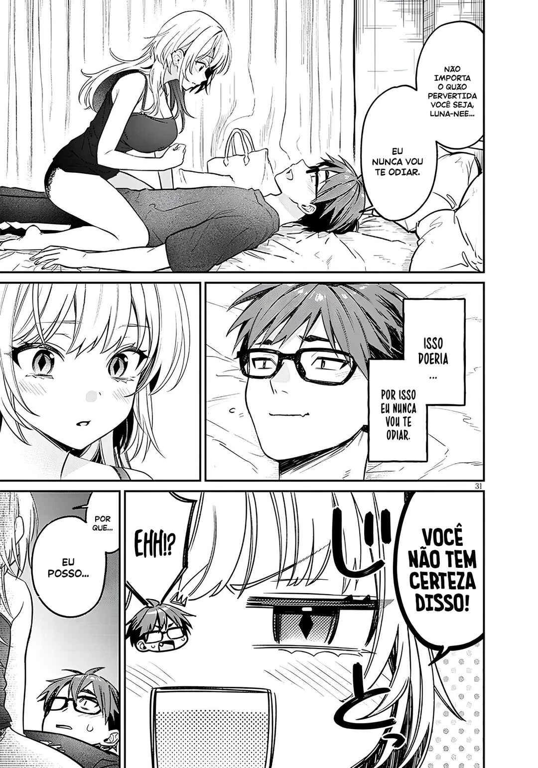 Kuse Tsuyo Kanojo wa Toko ni Izanau — Cap. 15, pág. 32