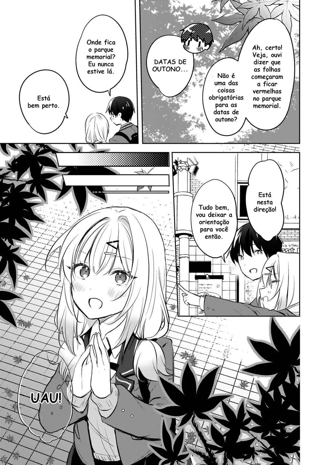 Ushiro no Seki no Gal ni Sukarete Shimatta.: Mou Ore wa Dame kamo Shirenai. — Cap. 11, pág. 3