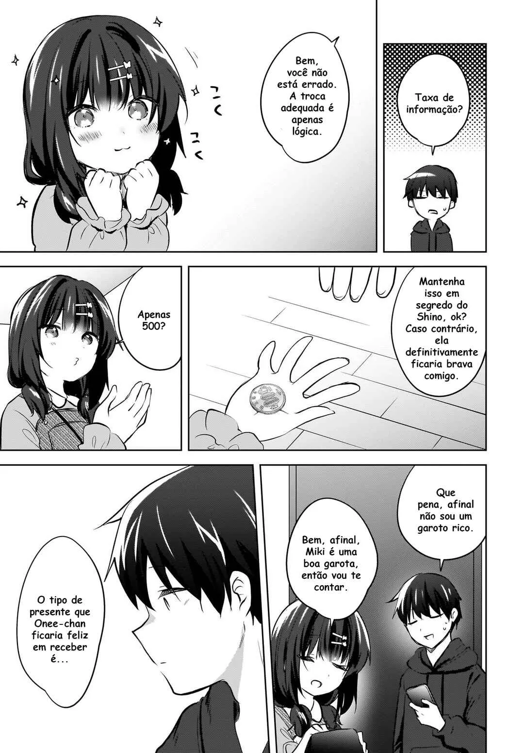 Ushiro no Seki no Gal ni Sukarete Shimatta.: Mou Ore wa Dame kamo Shirenai. — Cap. 11, pág. 19