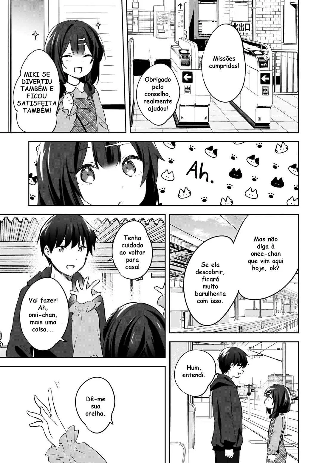 Ushiro no Seki no Gal ni Sukarete Shimatta.: Mou Ore wa Dame kamo Shirenai. — Cap. 12, pág. 12