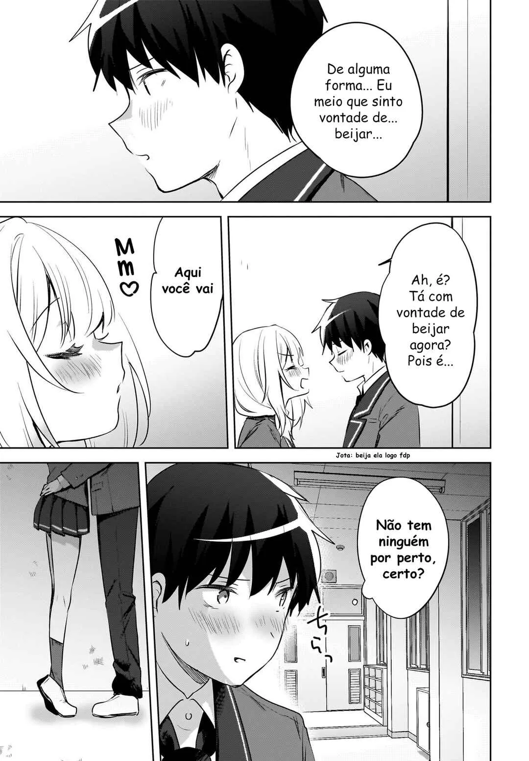 Ushiro no Seki no Gal ni Sukarete Shimatta.: Mou Ore wa Dame kamo Shirenai. — Cap. 15, pág. 6