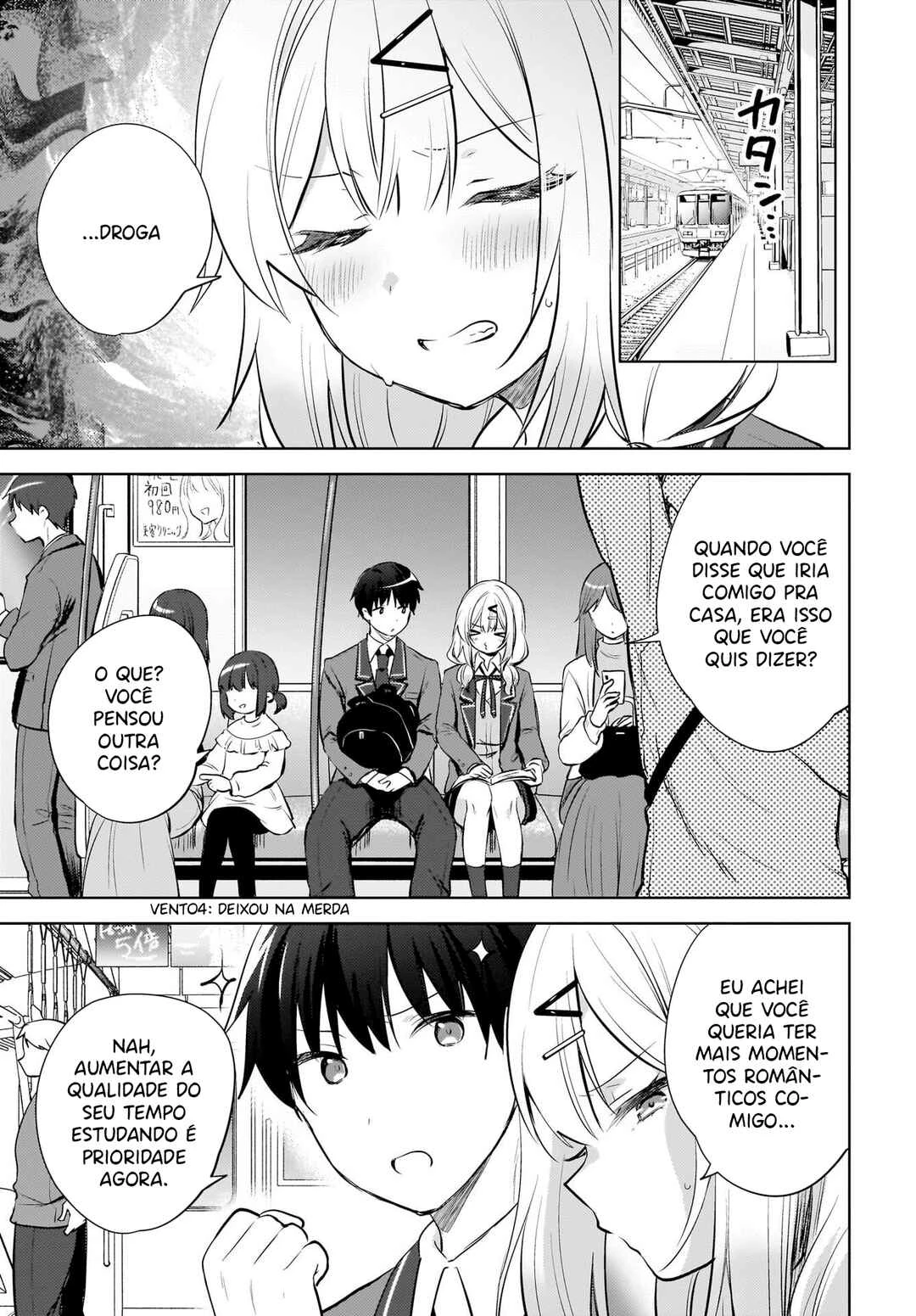 Ushiro no Seki no Gal ni Sukarete Shimatta.: Mou Ore wa Dame kamo Shirenai. — Cap. 20, pág. 8