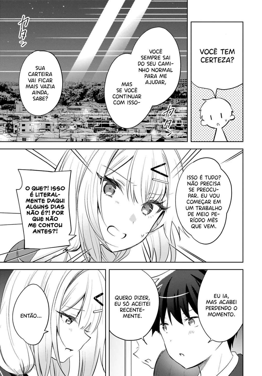 Ushiro no Seki no Gal ni Sukarete Shimatta.: Mou Ore wa Dame kamo Shirenai. — Cap. 20, pág. 12