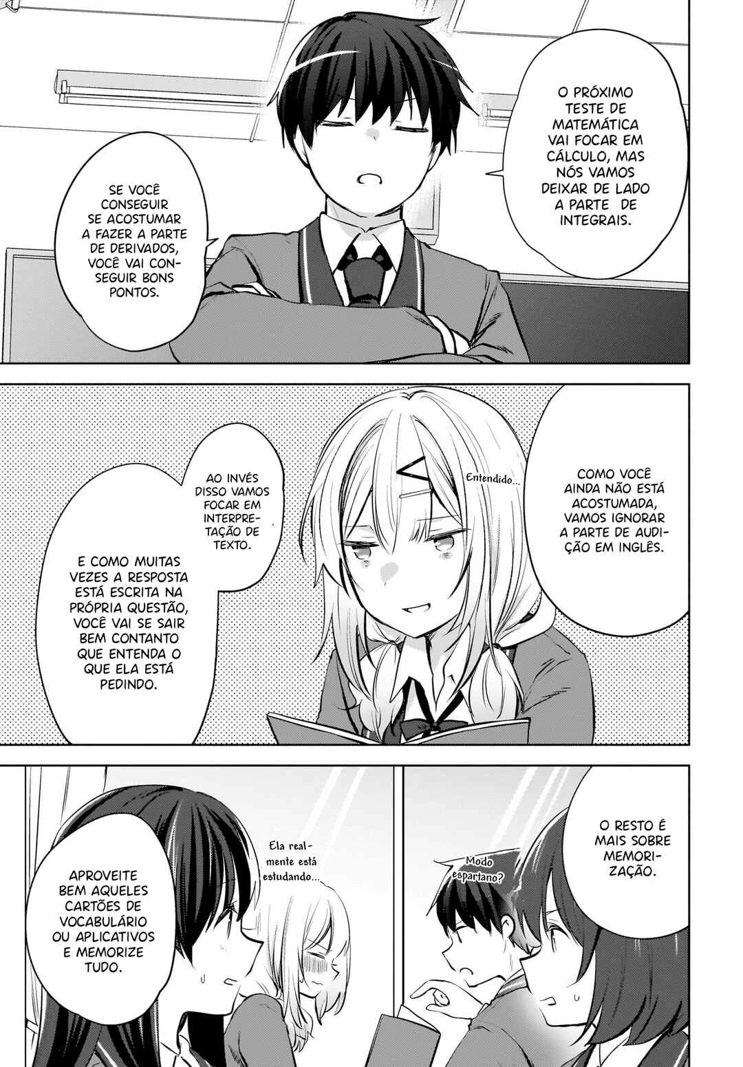 Ushiro no Seki no Gal ni Sukarete Shimatta.: Mou Ore wa Dame kamo Shirenai. — Cap. 21, pág. 12