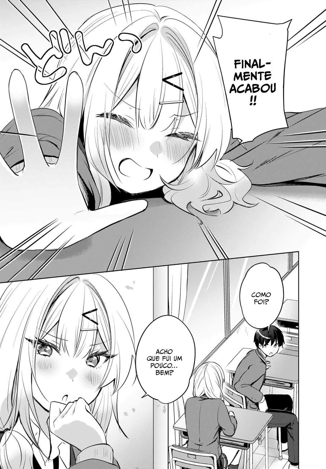 Ushiro no Seki no Gal ni Sukarete Shimatta.: Mou Ore wa Dame kamo Shirenai. — Cap. 22, pág. 6