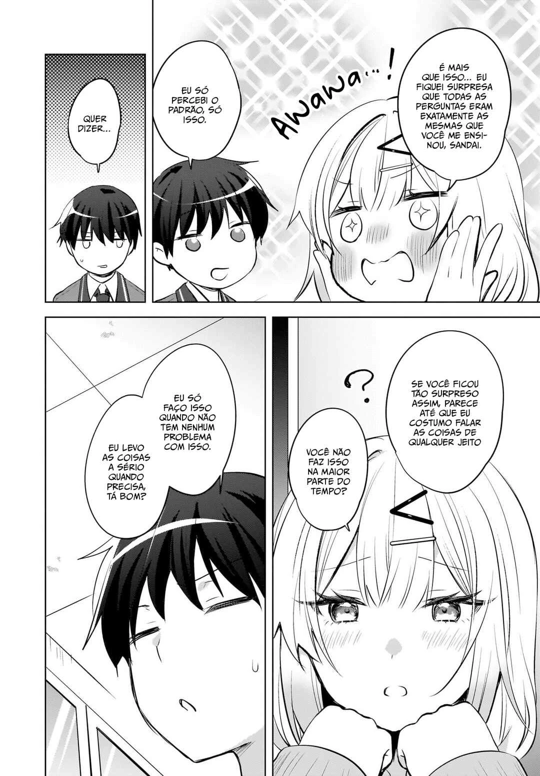 Ushiro no Seki no Gal ni Sukarete Shimatta.: Mou Ore wa Dame kamo Shirenai. — Cap. 22, pág. 7