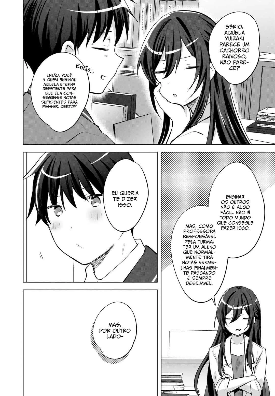 Ushiro no Seki no Gal ni Sukarete Shimatta.: Mou Ore wa Dame kamo Shirenai. — Cap. 22, pág. 17