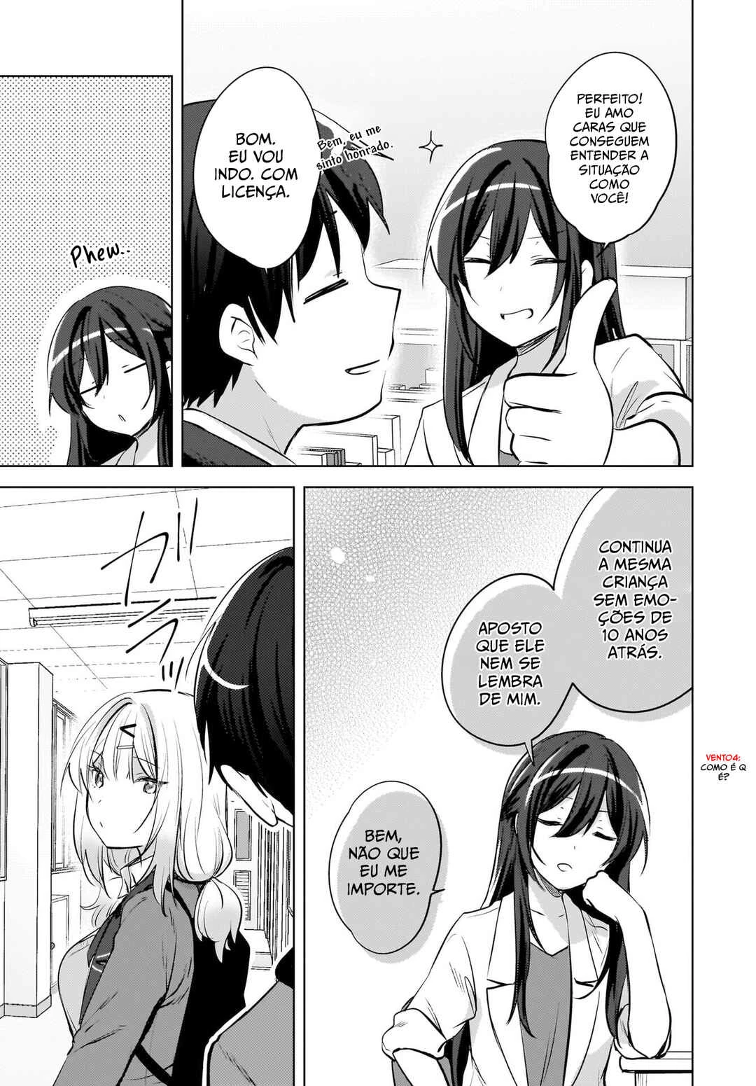Ushiro no Seki no Gal ni Sukarete Shimatta.: Mou Ore wa Dame kamo Shirenai. — Cap. 22, pág. 20