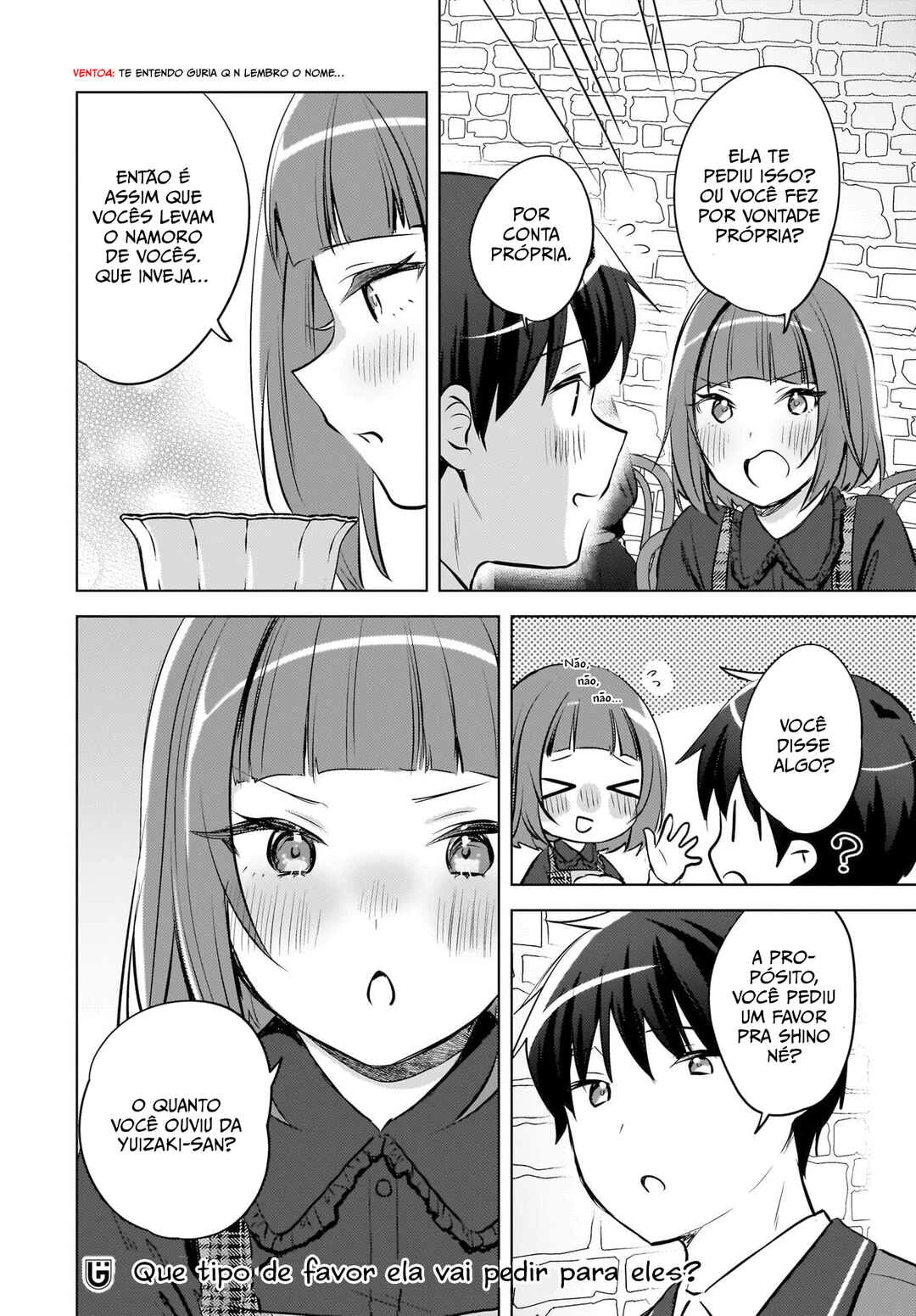 Ushiro no Seki no Gal ni Sukarete Shimatta.: Mou Ore wa Dame kamo Shirenai. — Cap. 22, pág. 25