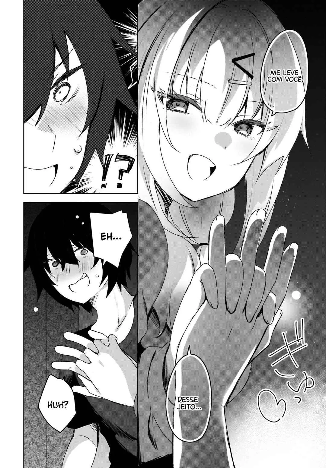 Ushiro no Seki no Gal ni Sukarete Shimatta.: Mou Ore wa Dame kamo Shirenai. — Cap. 3, pág. 9
