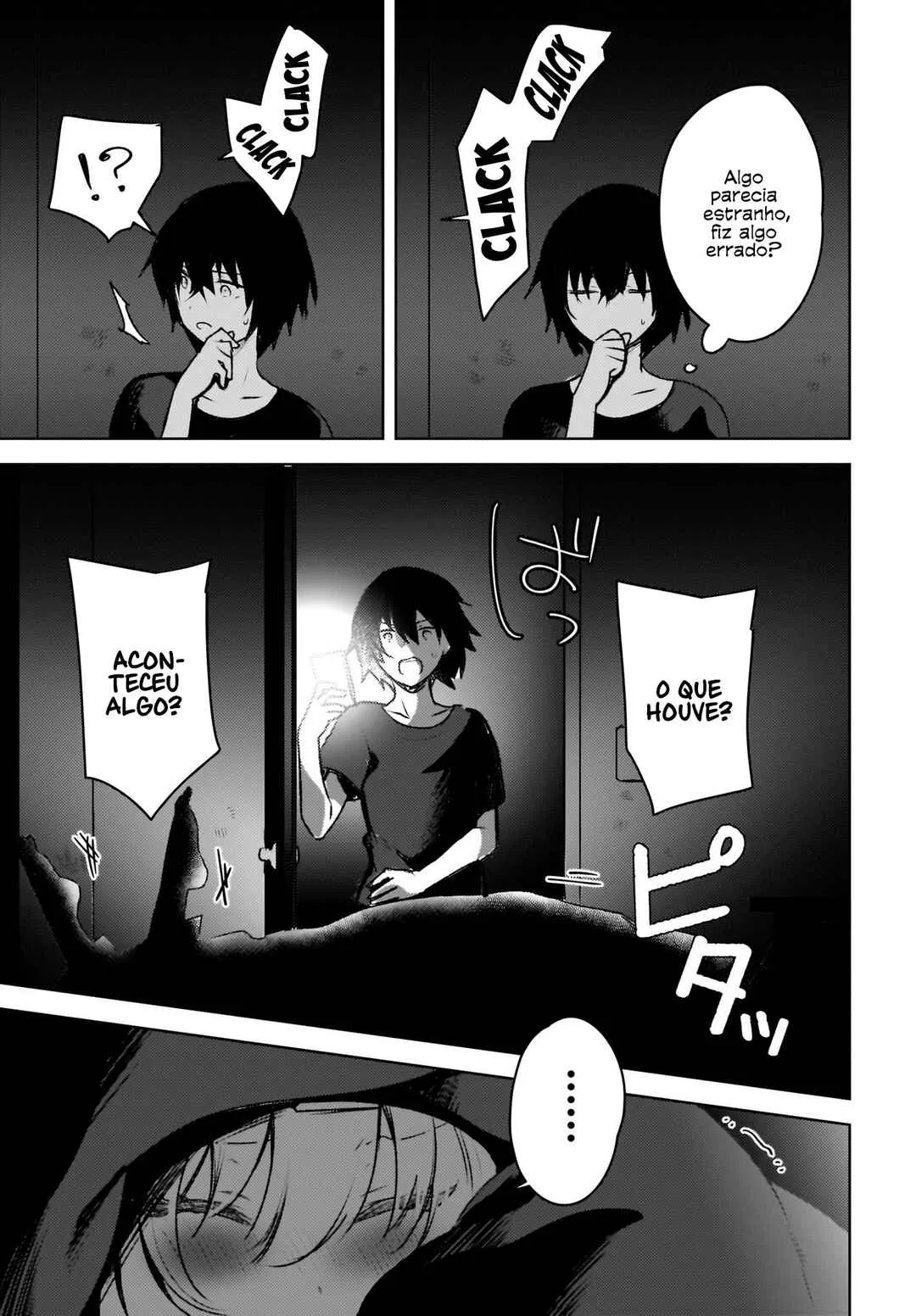 Ushiro no Seki no Gal ni Sukarete Shimatta.: Mou Ore wa Dame kamo Shirenai. — Cap. 3, pág. 14