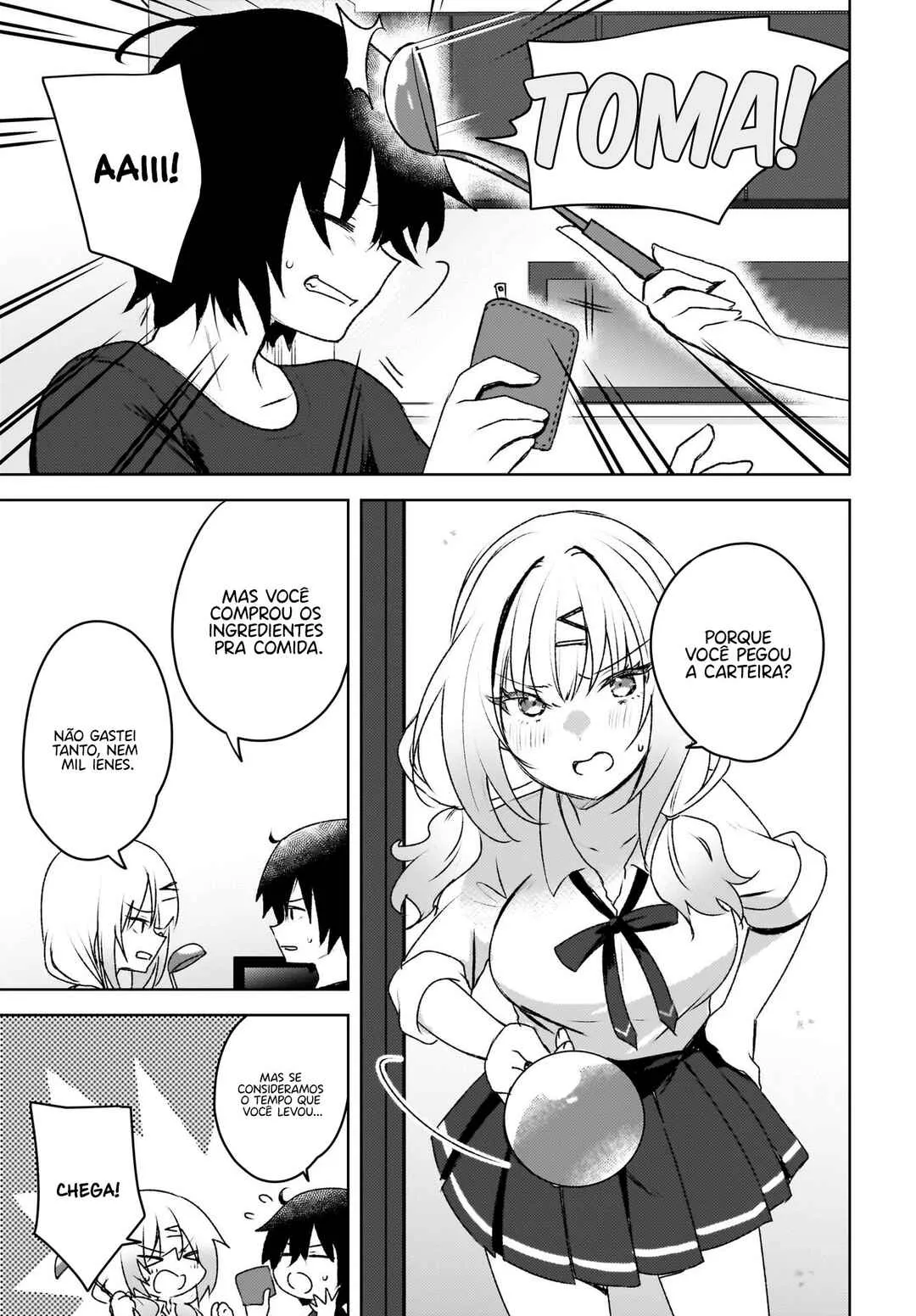 Ushiro no Seki no Gal ni Sukarete Shimatta.: Mou Ore wa Dame kamo Shirenai. — Cap. 3, pág. 18