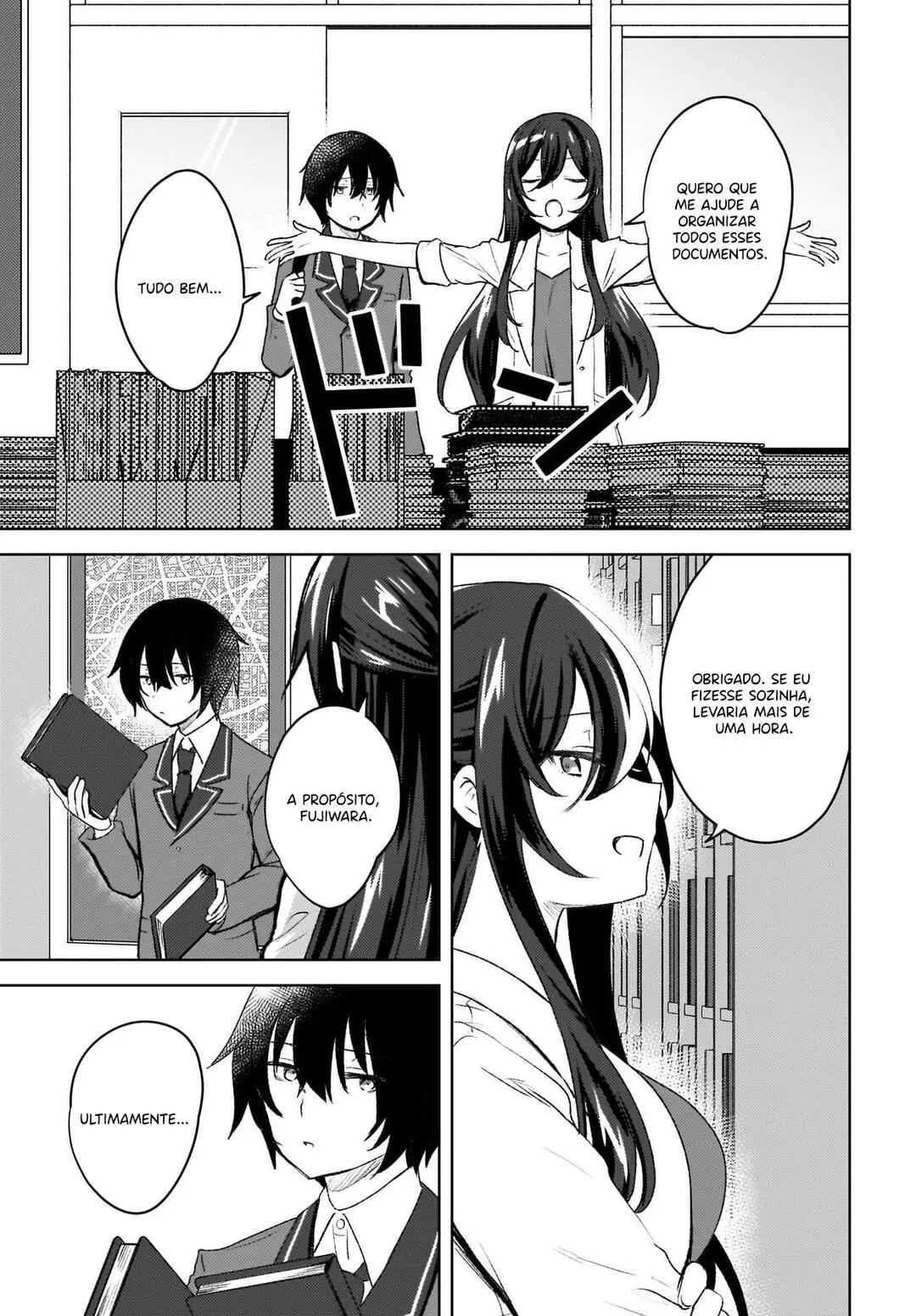 Ushiro no Seki no Gal ni Sukarete Shimatta.: Mou Ore wa Dame kamo Shirenai. — Cap. 4, pág. 7