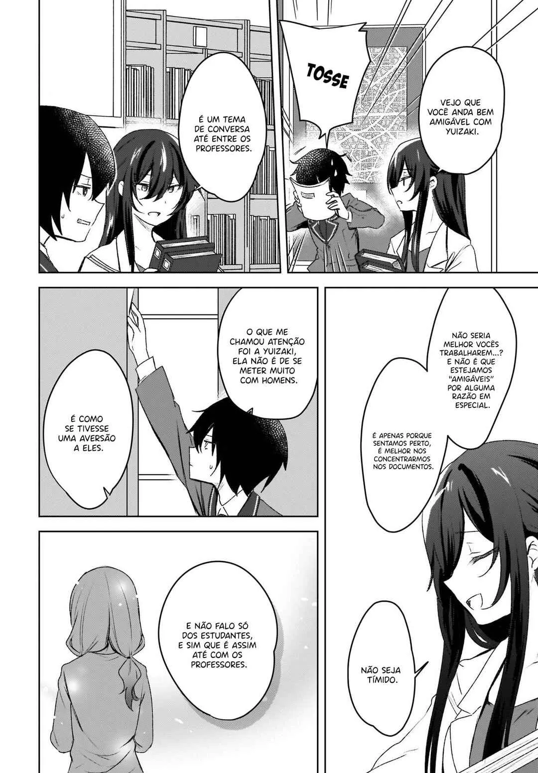 Ushiro no Seki no Gal ni Sukarete Shimatta.: Mou Ore wa Dame kamo Shirenai. — Cap. 4, pág. 8