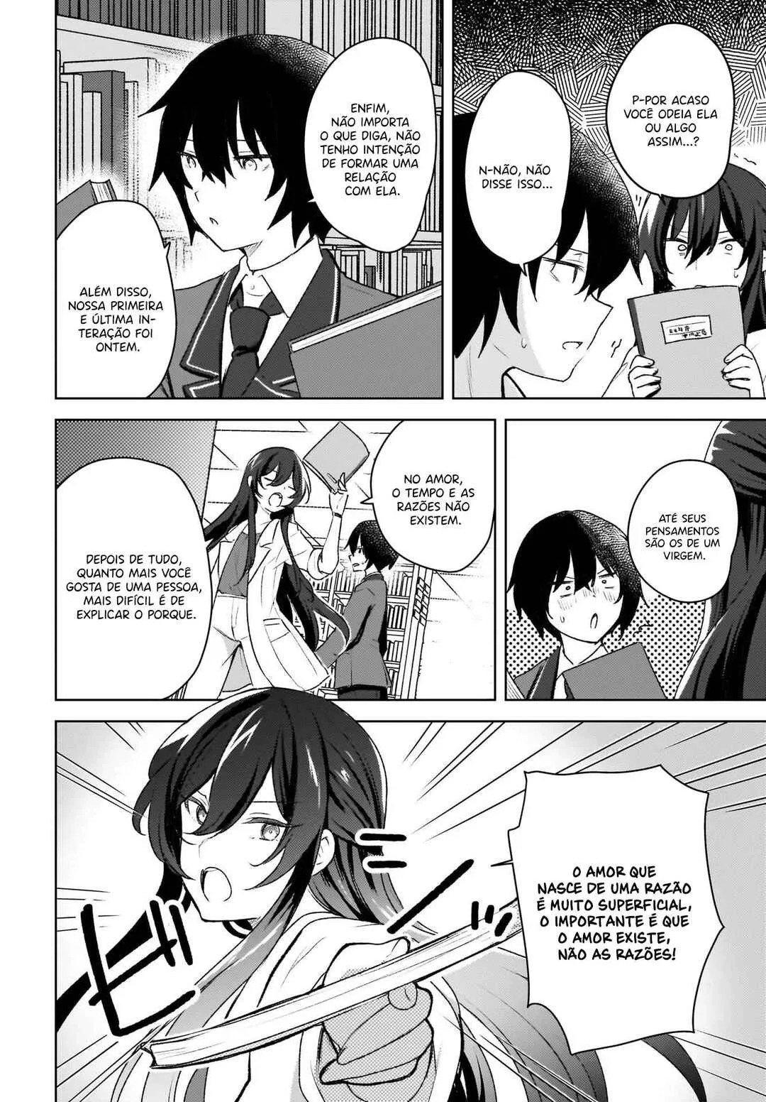 Ushiro no Seki no Gal ni Sukarete Shimatta.: Mou Ore wa Dame kamo Shirenai. — Cap. 4, pág. 12