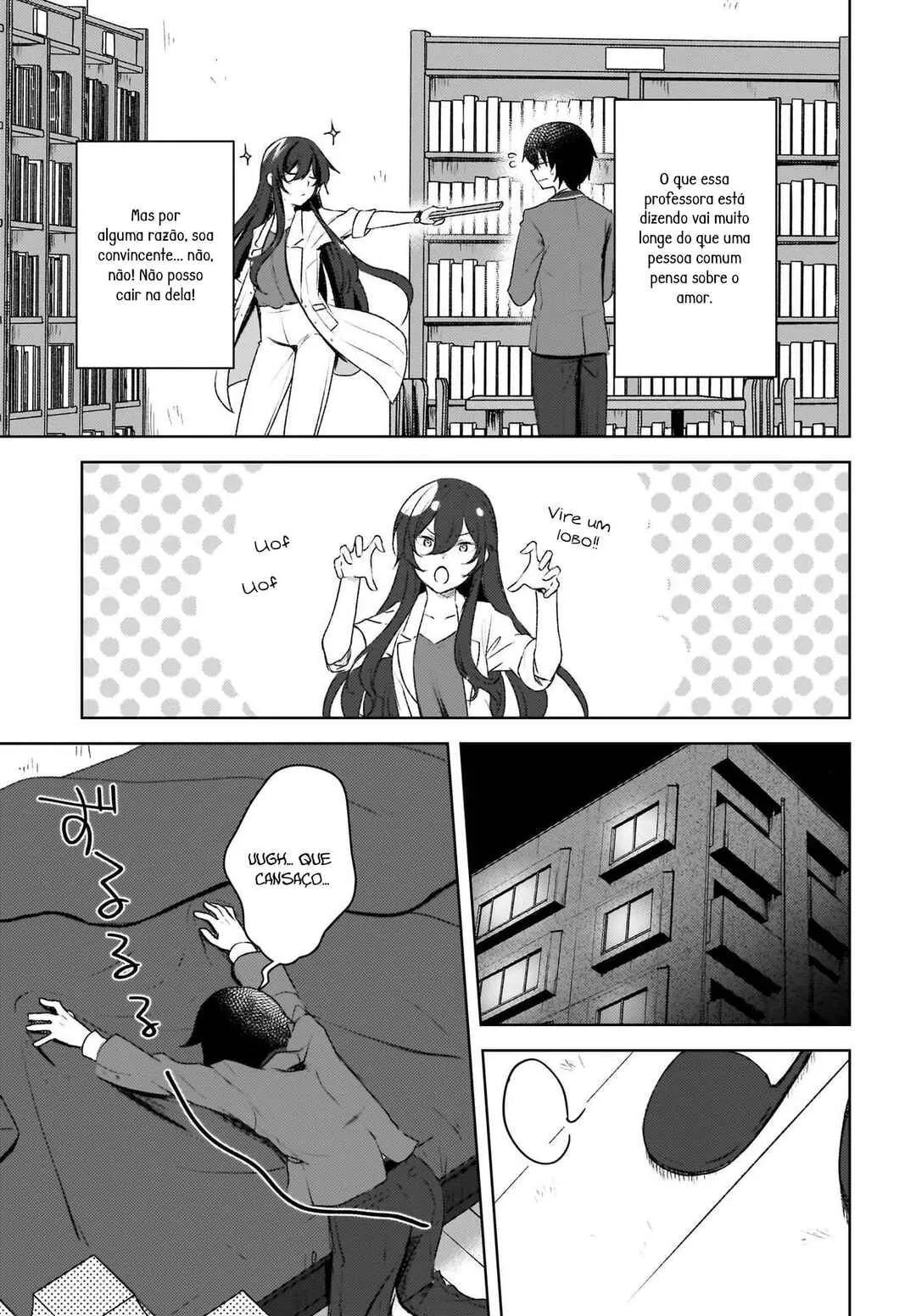 Ushiro no Seki no Gal ni Sukarete Shimatta.: Mou Ore wa Dame kamo Shirenai. — Cap. 4, pág. 13