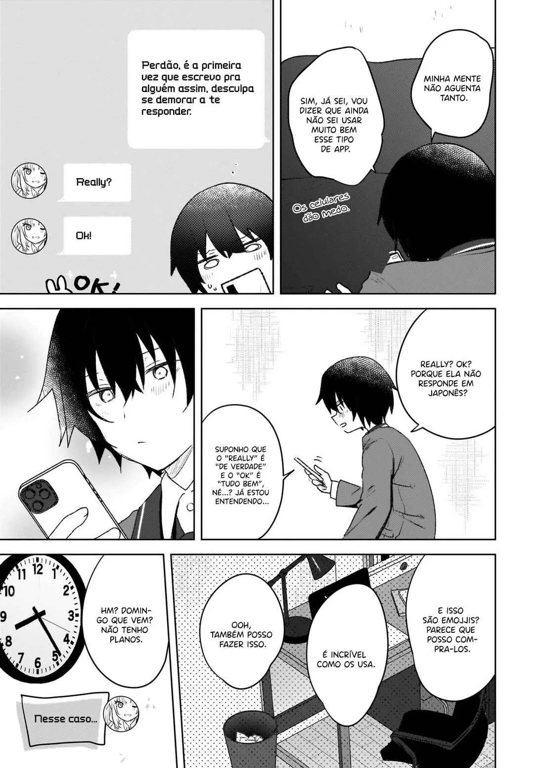 Ushiro no Seki no Gal ni Sukarete Shimatta.: Mou Ore wa Dame kamo Shirenai. — Cap. 4, pág. 17