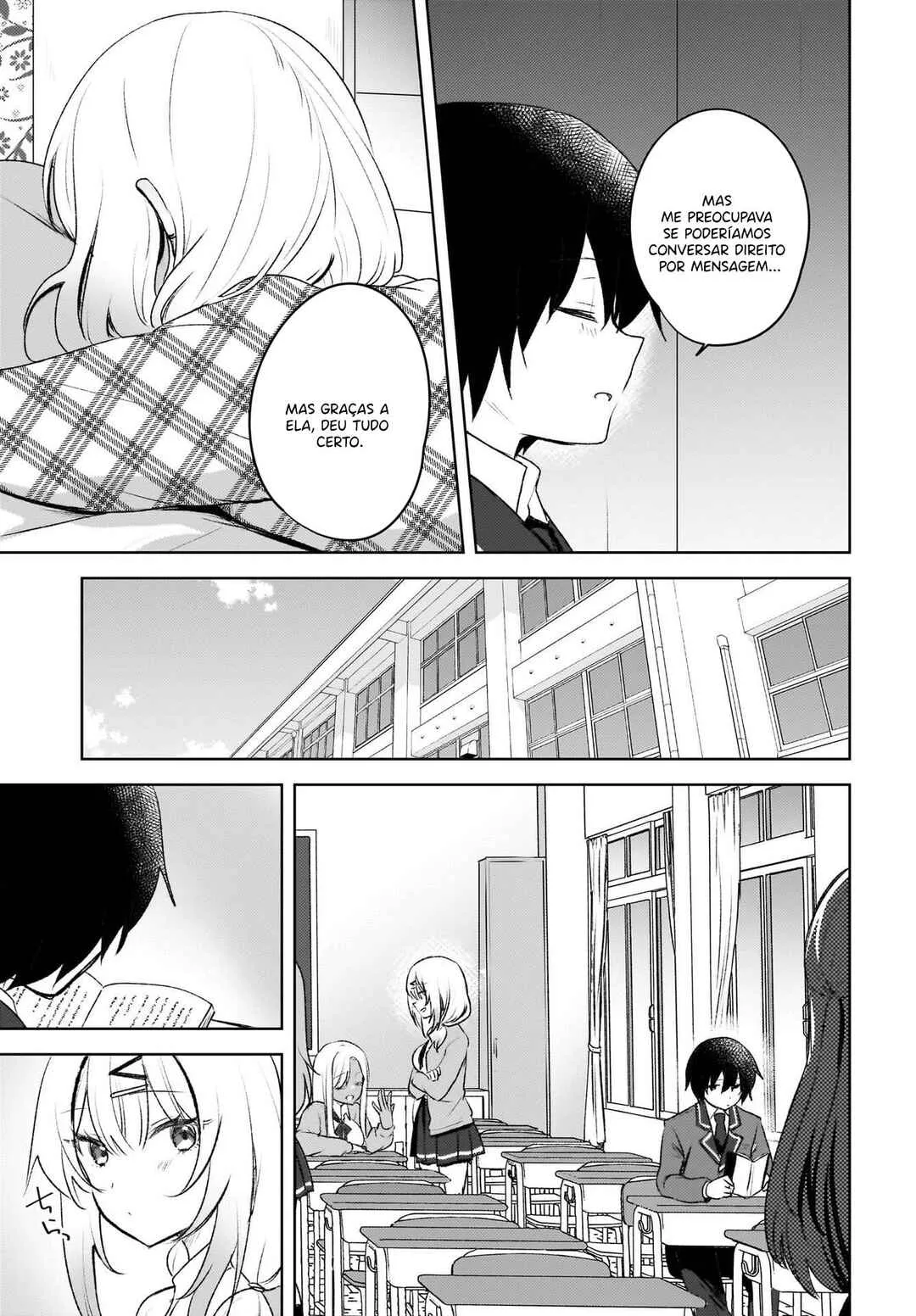 Ushiro no Seki no Gal ni Sukarete Shimatta.: Mou Ore wa Dame kamo Shirenai. — Cap. 4, pág. 19