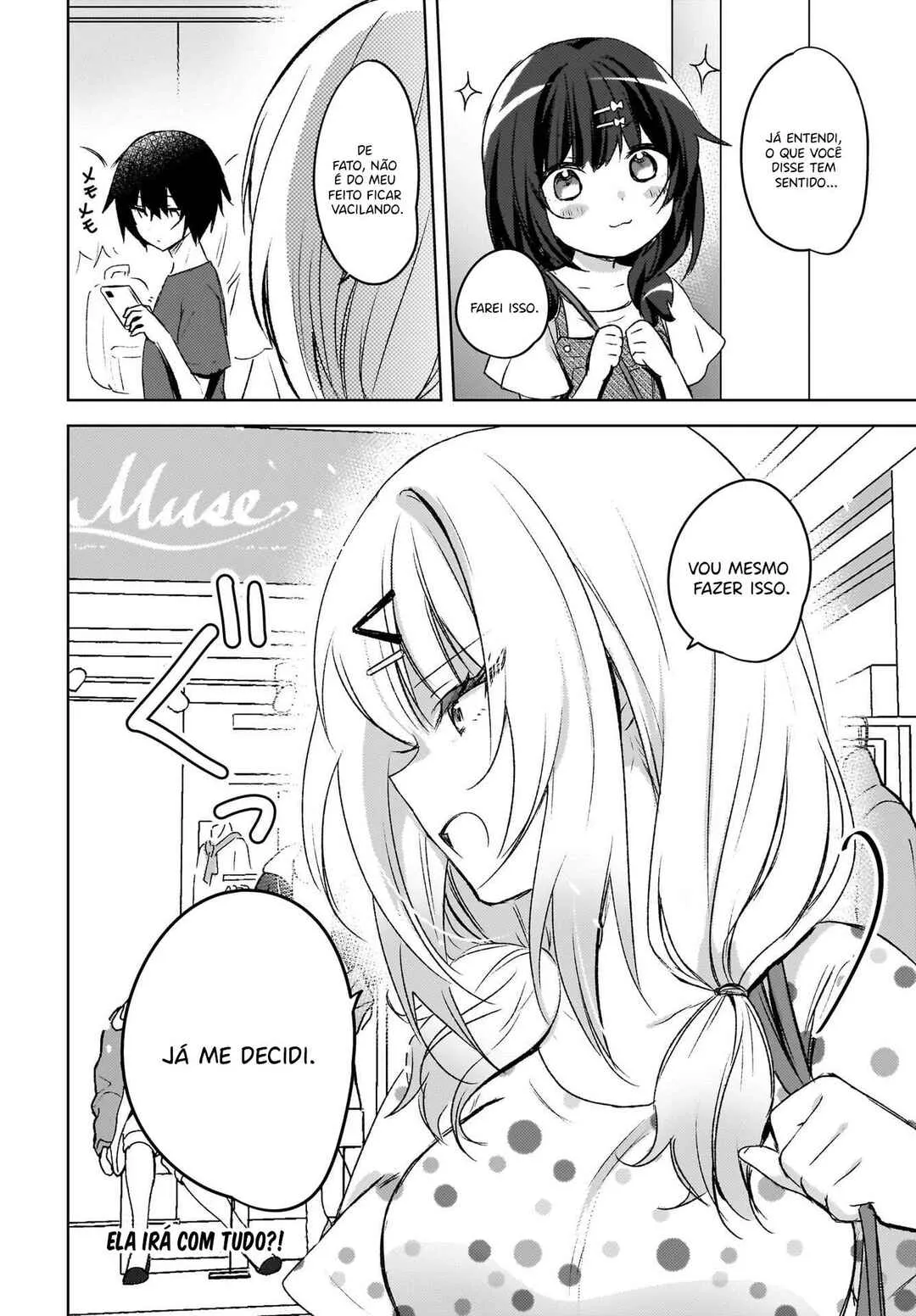 Ushiro no Seki no Gal ni Sukarete Shimatta.: Mou Ore wa Dame kamo Shirenai. — Cap. 5, pág. 24