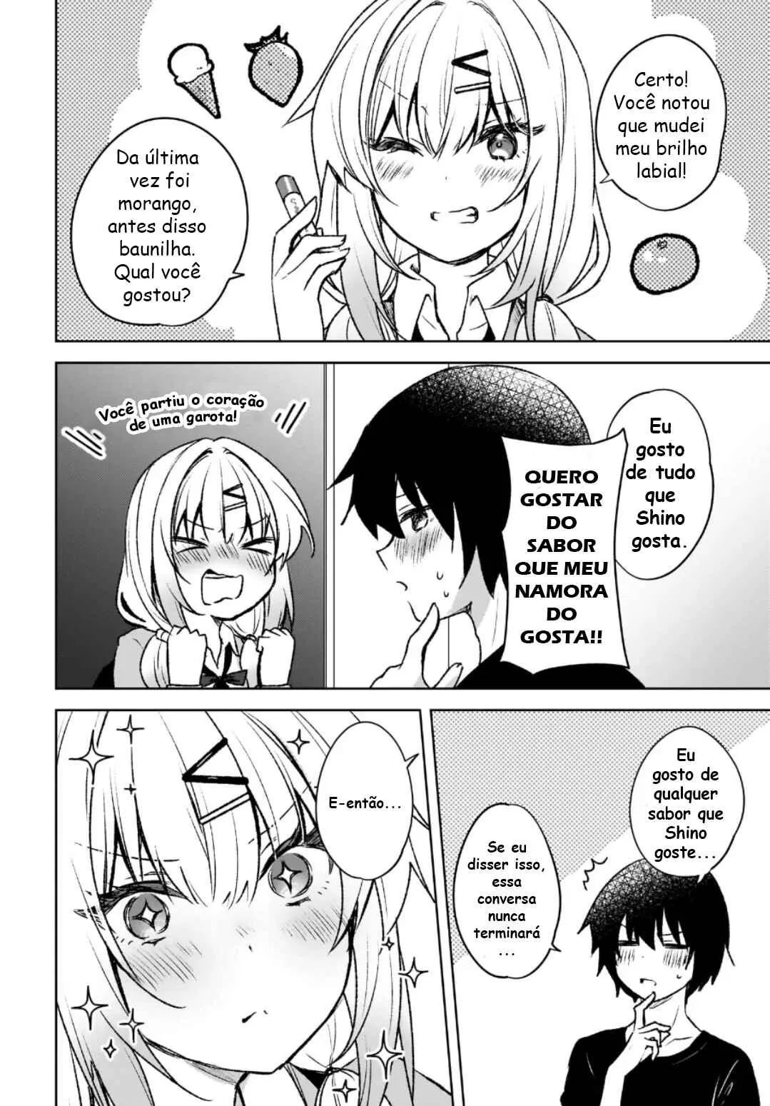 Ushiro no Seki no Gal ni Sukarete Shimatta.: Mou Ore wa Dame kamo Shirenai. — Cap. 7, pág. 4