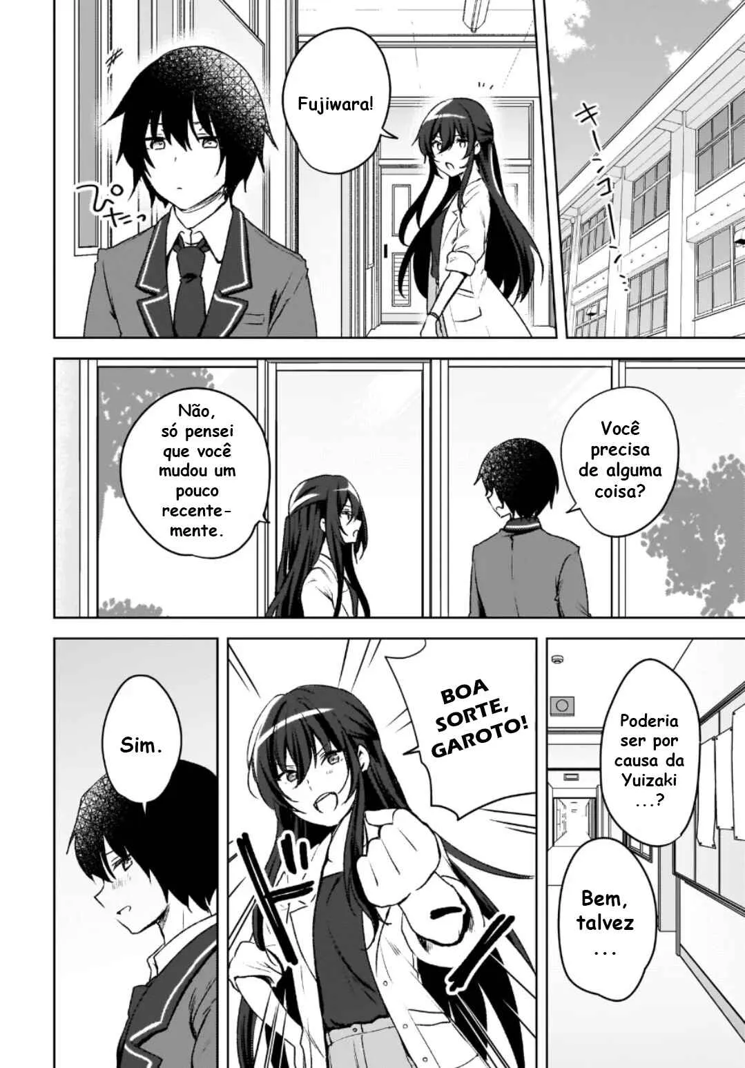 Ushiro no Seki no Gal ni Sukarete Shimatta.: Mou Ore wa Dame kamo Shirenai. — Cap. 7, pág. 6