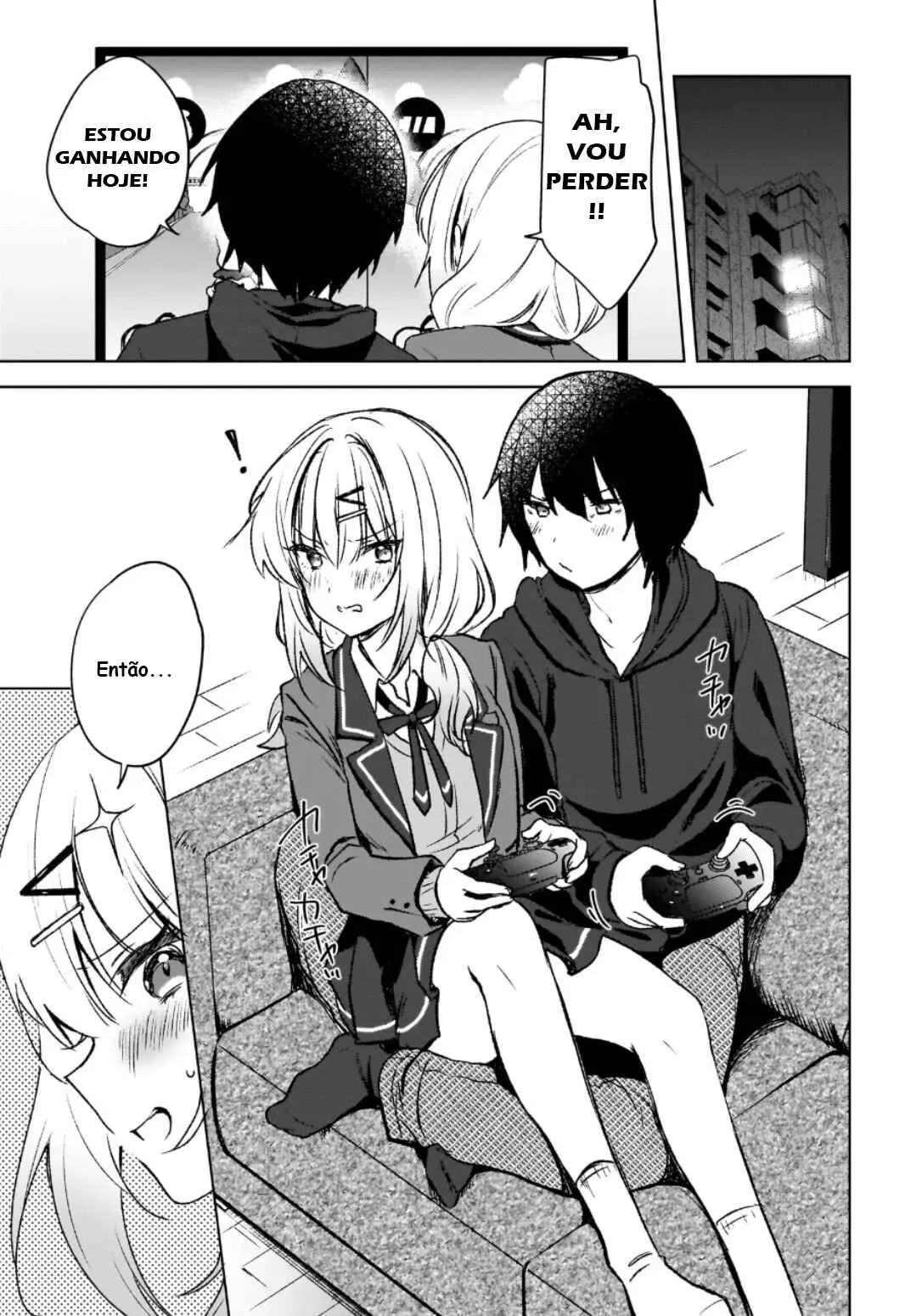 Ushiro no Seki no Gal ni Sukarete Shimatta.: Mou Ore wa Dame kamo Shirenai. — Cap. 7, pág. 7