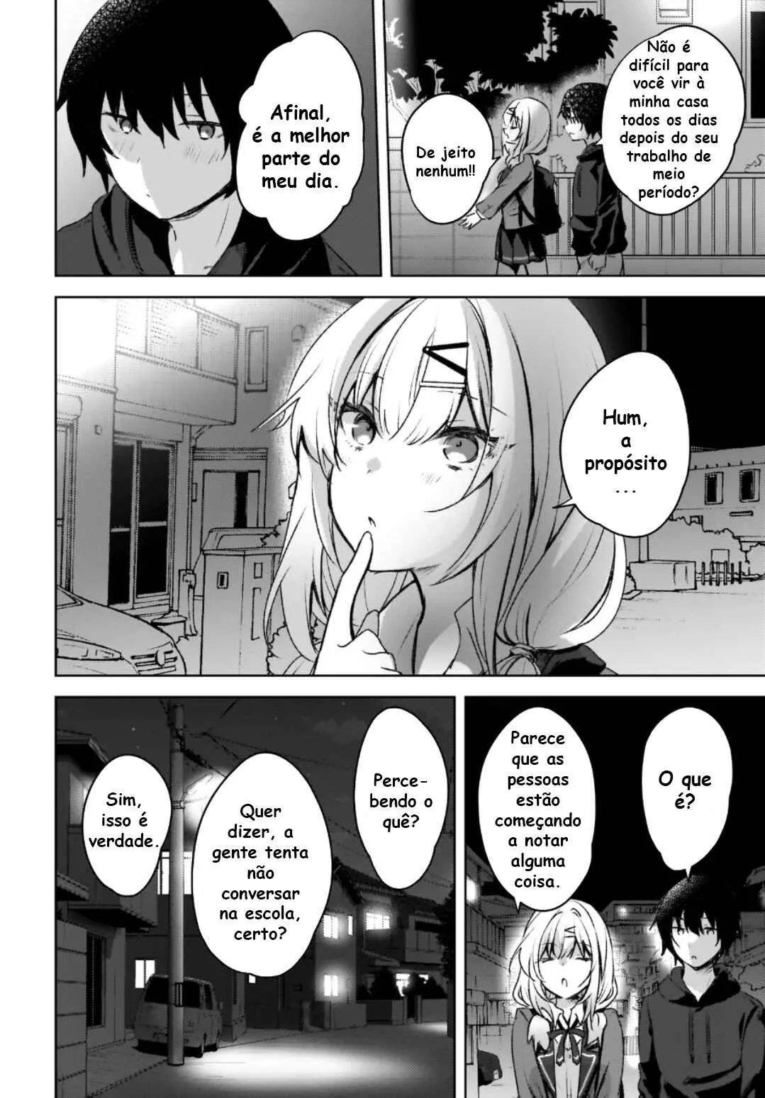 Ushiro no Seki no Gal ni Sukarete Shimatta.: Mou Ore wa Dame kamo Shirenai. — Cap. 7, pág. 10