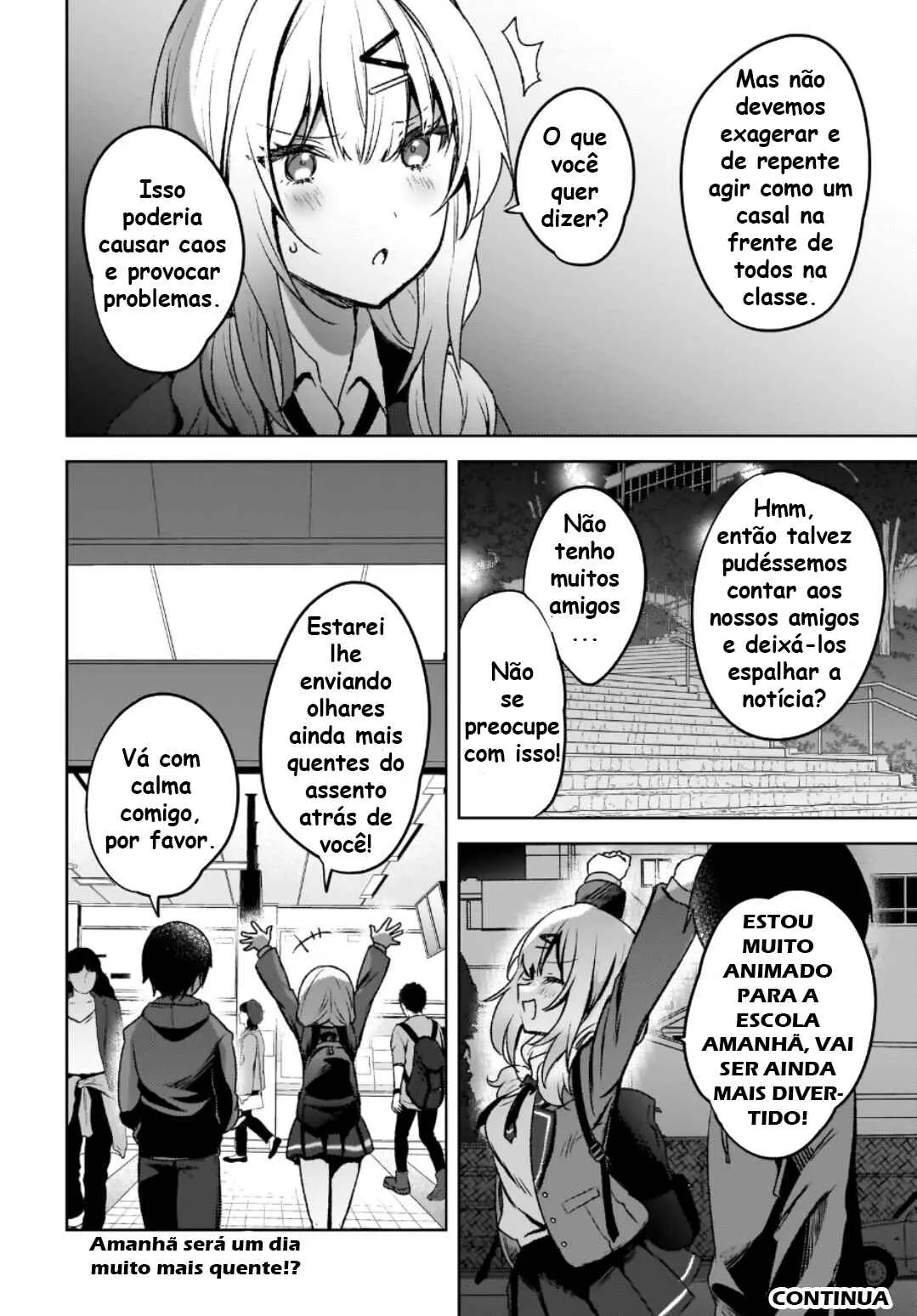 Ushiro no Seki no Gal ni Sukarete Shimatta.: Mou Ore wa Dame kamo Shirenai. — Cap. 7, pág. 14