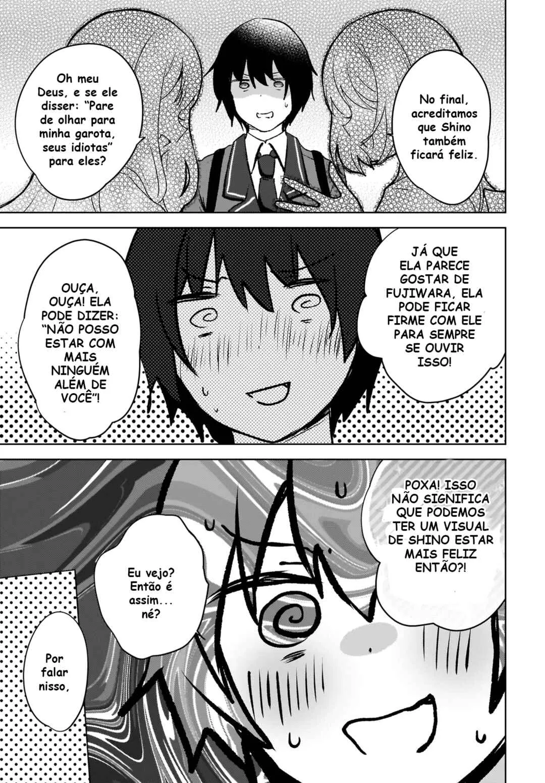 Ushiro no Seki no Gal ni Sukarete Shimatta.: Mou Ore wa Dame kamo Shirenai. — Cap. 8, pág. 11