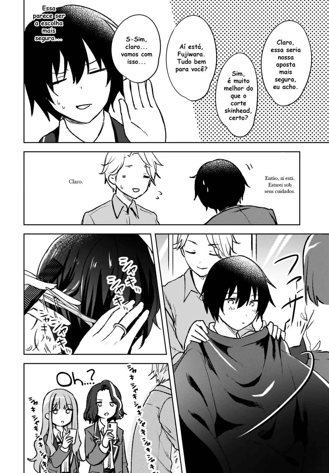 Ushiro no Seki no Gal ni Sukarete Shimatta.: Mou Ore wa Dame kamo Shirenai. — Cap. 8, pág. 18