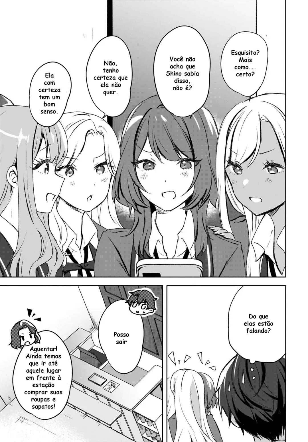 Ushiro no Seki no Gal ni Sukarete Shimatta.: Mou Ore wa Dame kamo Shirenai. — Cap. 8, pág. 21