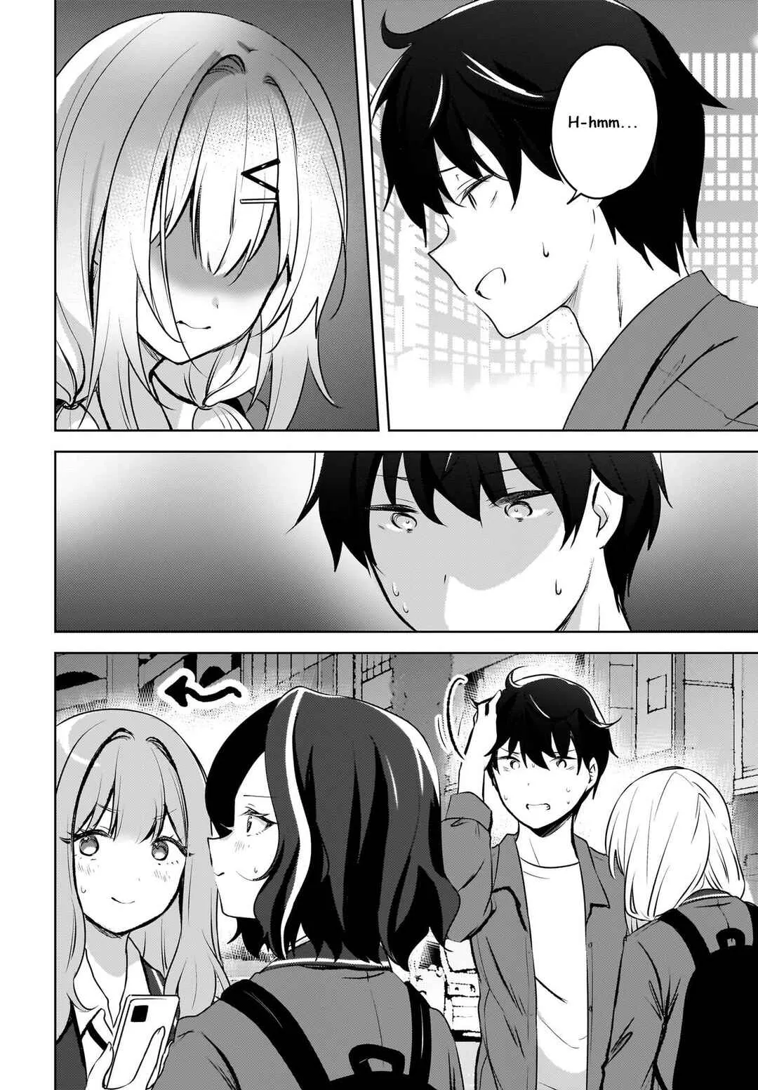 Ushiro no Seki no Gal ni Sukarete Shimatta.: Mou Ore wa Dame kamo Shirenai. — Cap. 9, pág. 4